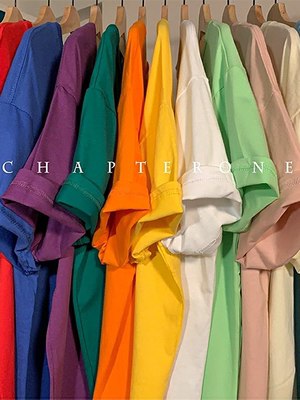 19亓  港仔文艺男纯色纯棉短袖T恤潮情侣230g￡cNma2l4Osx4$   男女都能穿 1000w粉丝大店潮牌系列为主 同价位质量无敌