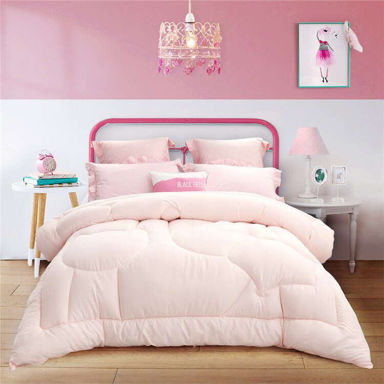 【京东】水星家纺 儿童盈柔抗菌七孔冬加厚磨毛被保暖芯被 太空被子双人 床上用品1.2米床150 x 210cm 