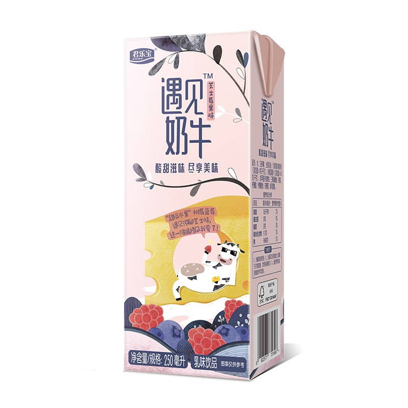 君乐M - 宝牛奶 250ml*12盒部分地区29.9参加8折