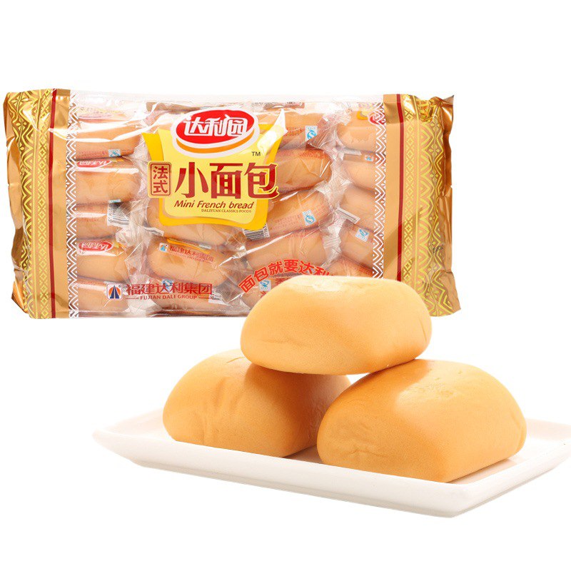 5亓限购55件达利园法式小面包香奶味400g