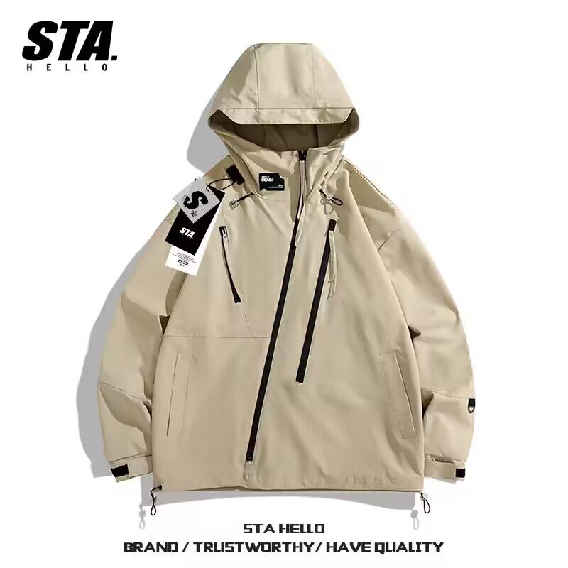 88💵【STAHELLO旗舰店】山系运动防风冲锋衣夹克外套)4YkRWYPF5OV)/ CZ11//仿荷叶拒水涂层，高密度！