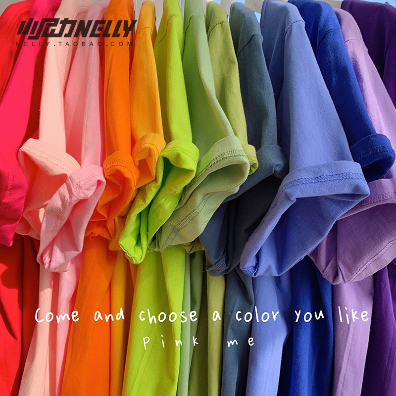 16💵 小尼力纯色短袖T恤每一年夏天都安利的纯棉短袖颜色都巨好看 强烈推荐的纯色)ysmbdwtifuk)/ CZ11/他家的质量同价位无敌是纯棉的 不会起球缩水超百搭哒 夏天必备的哦