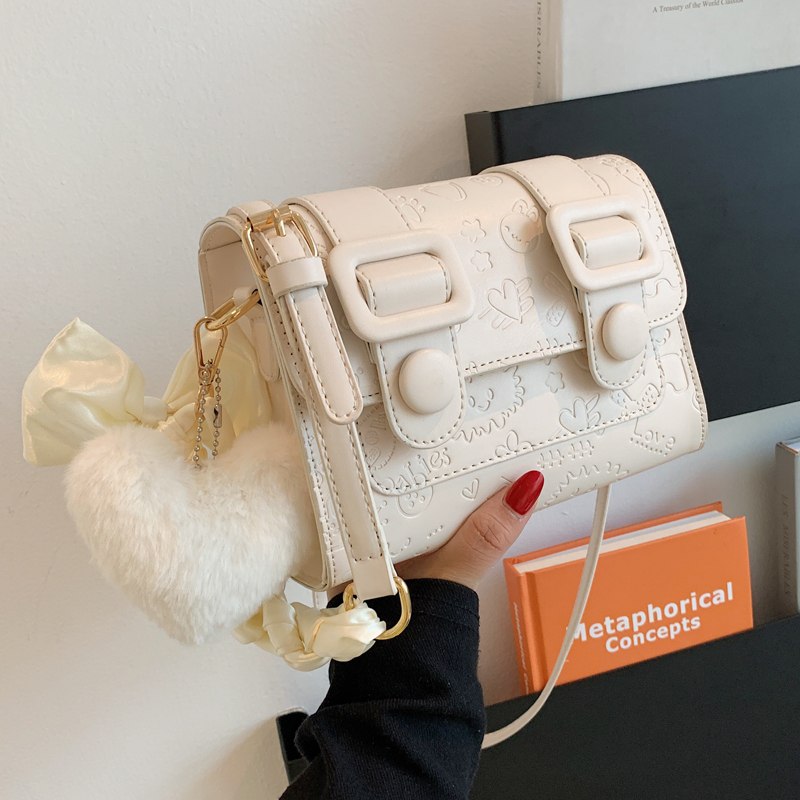 0点后下单 先领券 23.9元百搭印花剑桥小方包带挂件(HTgsXizk4NG)/