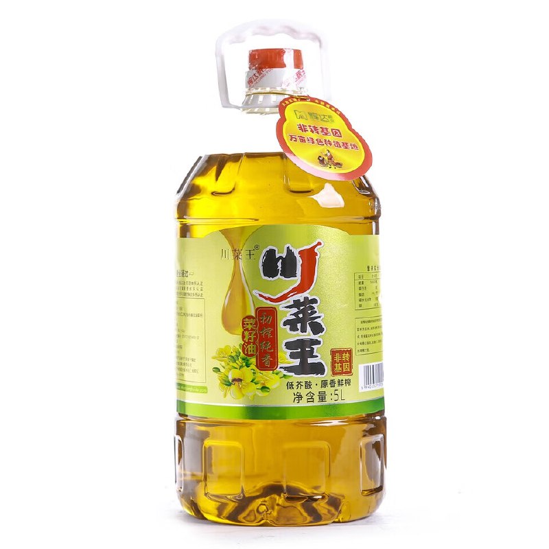 川菜王初榨纯香菜籽油5L，拍2件77.7支付订单选云闪付（一周一次） ，输mi码界面显示8折优惠，付【62.16】