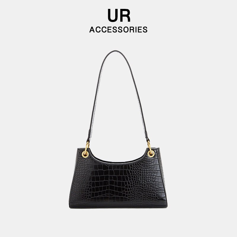 98元 UR箱包旗舰店经典百搭链条单肩法棍包￥9jyc2gY8UAE￥/