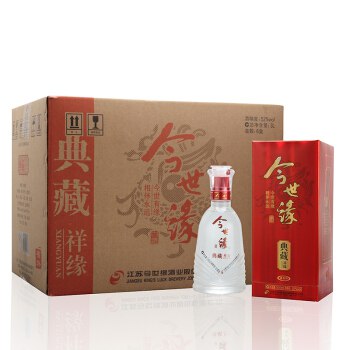【京东】今世缘典藏祥缘（相当于典藏5年）陈酒整箱浓香型500ml 祥缘52°陈年老酒整箱/6瓶