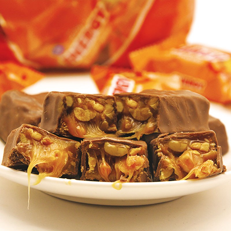 巧克力脆皮花生夹心糖500g  (hqX8ceYXyM7)   12.9元