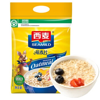 西麦 谷物代餐麦片1980g，买5件99.5