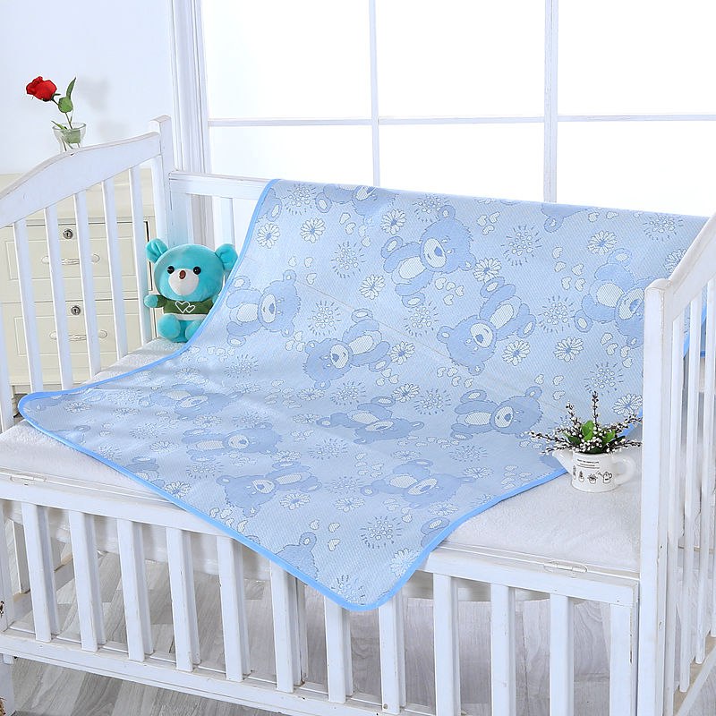 宝宝冰丝防水凉席，9.9                          