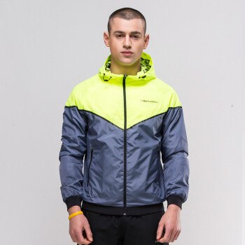 【京东】361度男子运动外套2020春季新款361连帽跑步休闲运动风衣男单衣夹克Y 水彩绿 S 