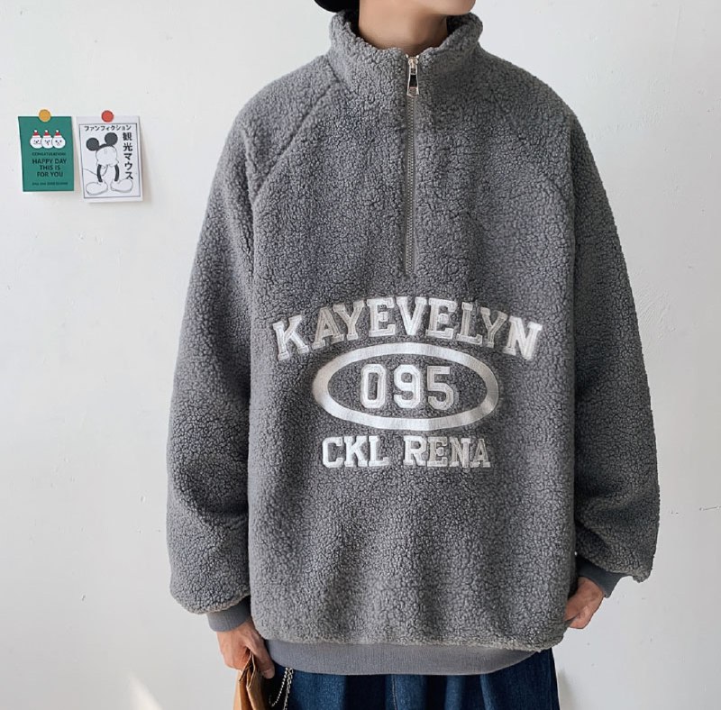 48元【文艺男女店】中长款毛呢大衣男秋冬抓绒衣4款毛呢大衣/3款抓绒外套可选(gwLWXsfdKST)/