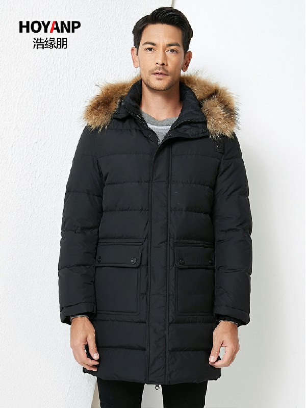 129元 很多人要，给父母浩缘朋中老年男士羽绒服(HzBqcmjCme3)/