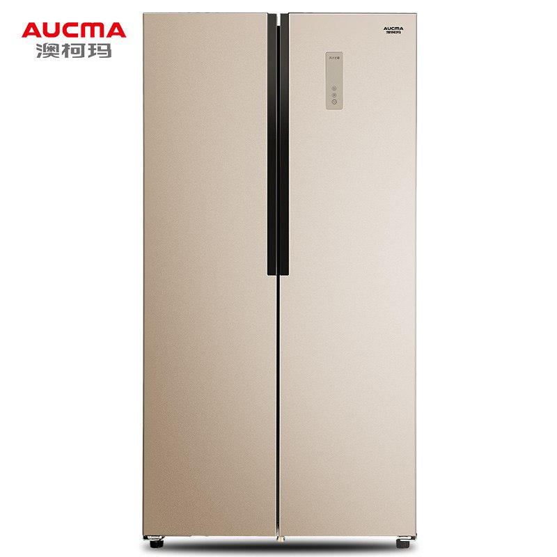 【京东】澳柯玛 527升 对开门冰箱 双开门冰箱 智能双变频 风冷无霜 节能静音 时尚炫金 BCD-527WPNE