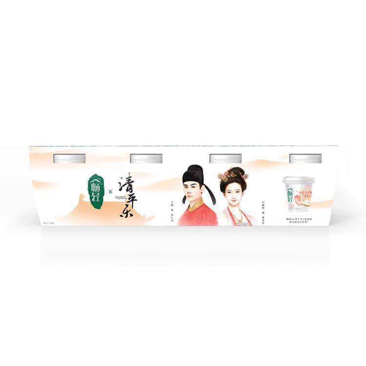 伊利畅轻白桃味100g*4纤酪乳小纤风味发酵乳