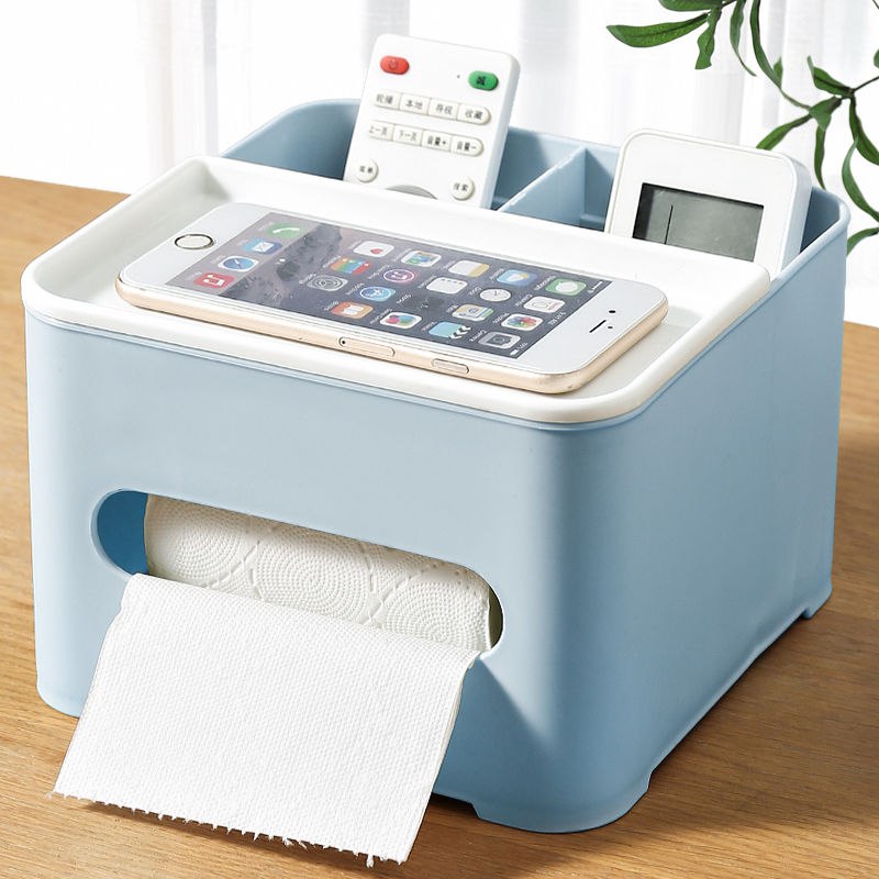 抖音同款纸巾桌面收纳盒  