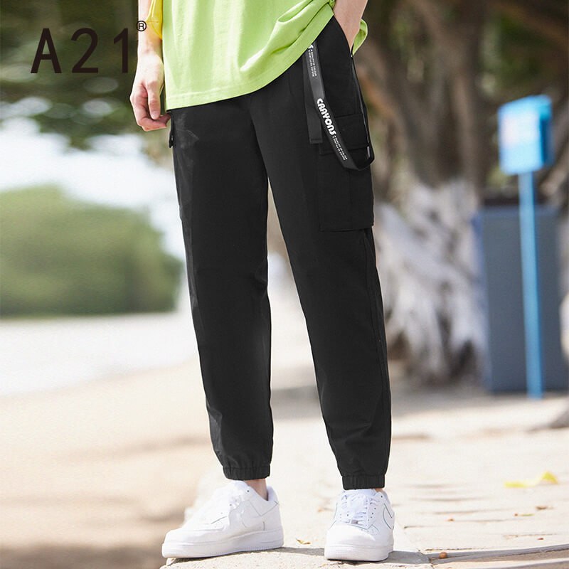 0点开始  68.5元A21夏季新款男装束脚裤子九分裤￥YN8j2P5Wemn￥/