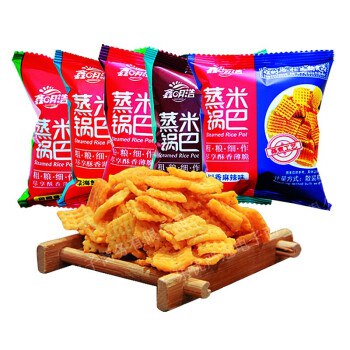 5.5元撸10包锅巴，上次收到货蛮好吃的