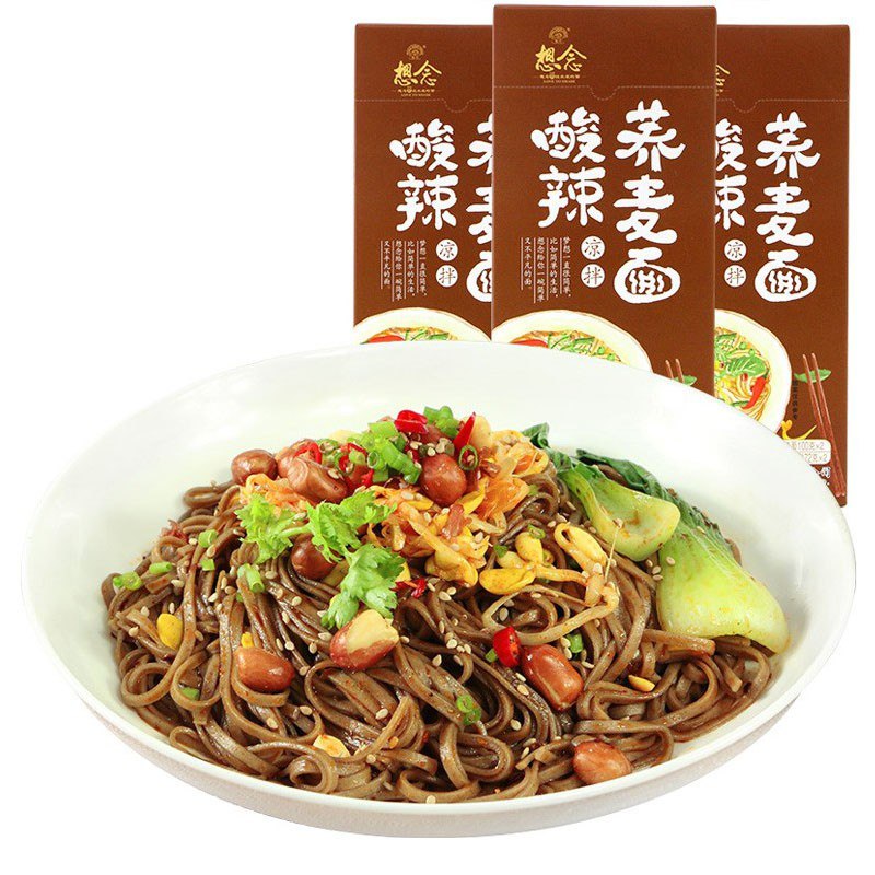 22.8想念牌酸辣荞麦面，344g*3盒