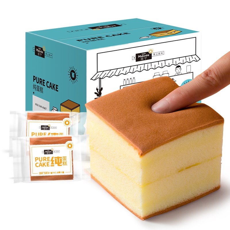 【京东】盐津铺子 焙宁系列 纯蛋糕720g 拍3件【44.7包邮】