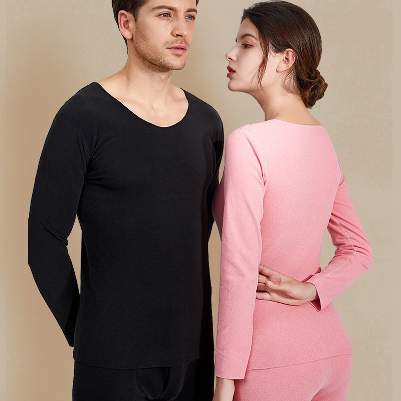 情侣保暖内衣套装德绒无痕 24.9元  (c9JgceBNlRo)