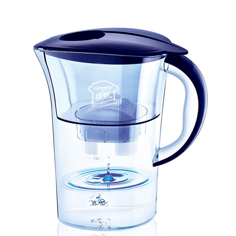 【京东】绿驰 净水壶高级版 家用厨房办公便携滤水壶 直饮自来水过滤器滤水壶净水器净水杯 一壶一芯