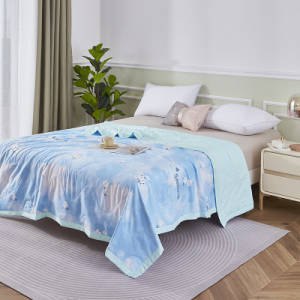 0点开始 59💵红豆大尺寸薄款可机洗夏凉被)zP2adLq6qUl)/ CZ11//夏日必备清凉神器 凉感又丝滑脏了直接丢洗衣机就可 很方便