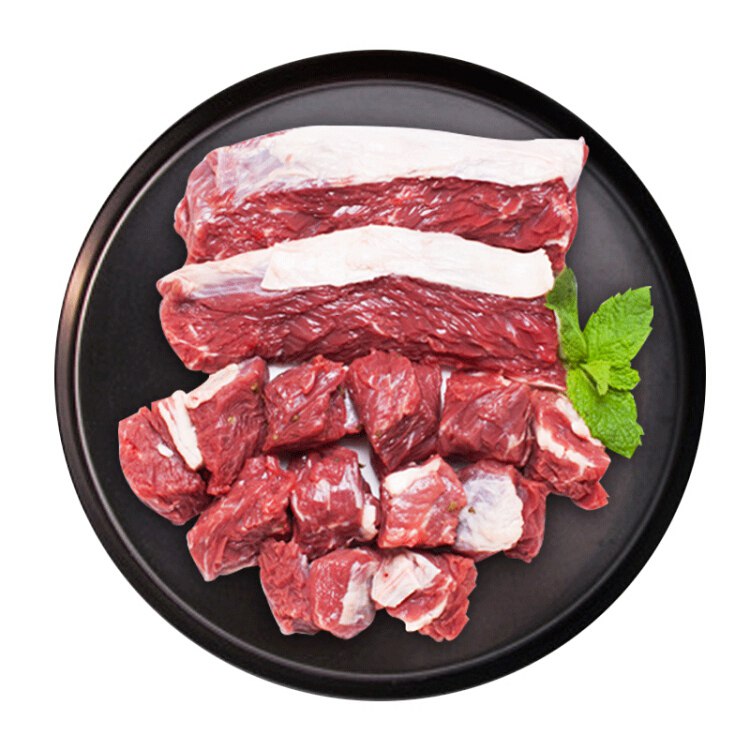 【京东】皓月 巴西原切牛腩块 1kg 进口草饲牛肉生鲜