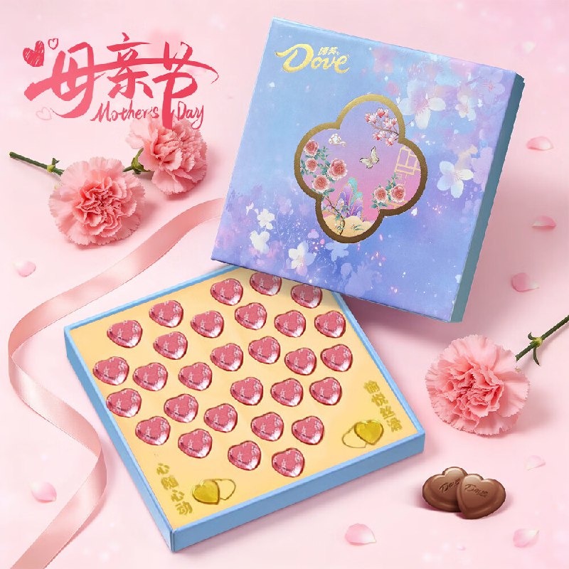 德芙 心语巧克力礼盒 29粒折1/粒！！拍下【29.9元】领 