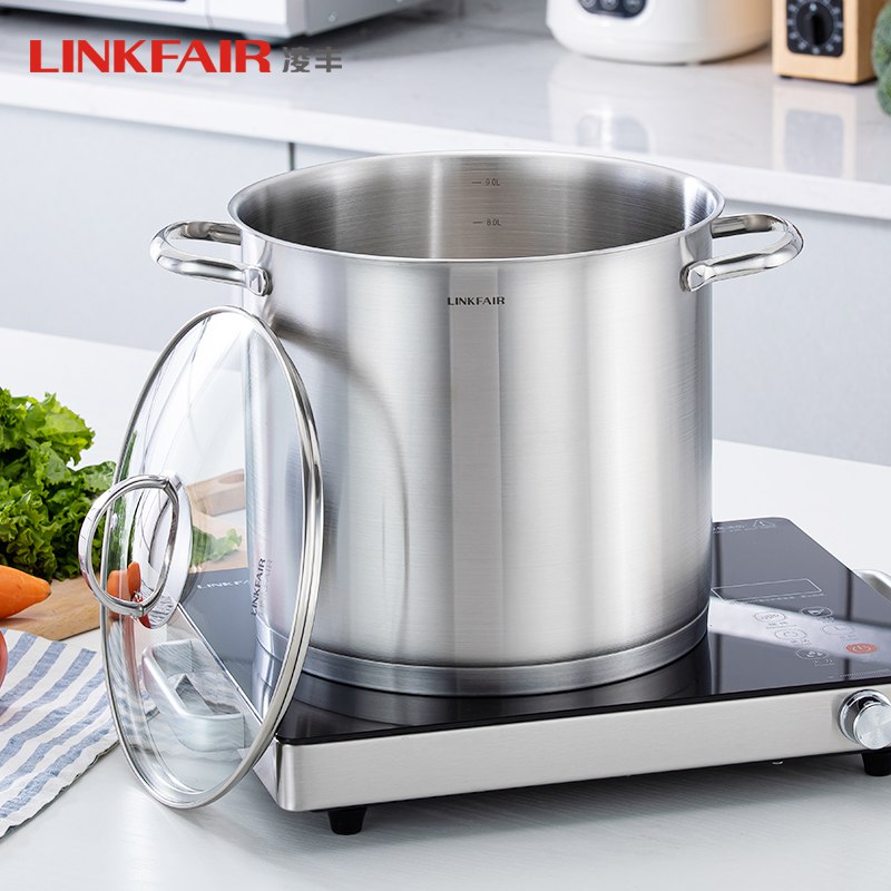 凌丰钢爵系列双耳汤锅22cm