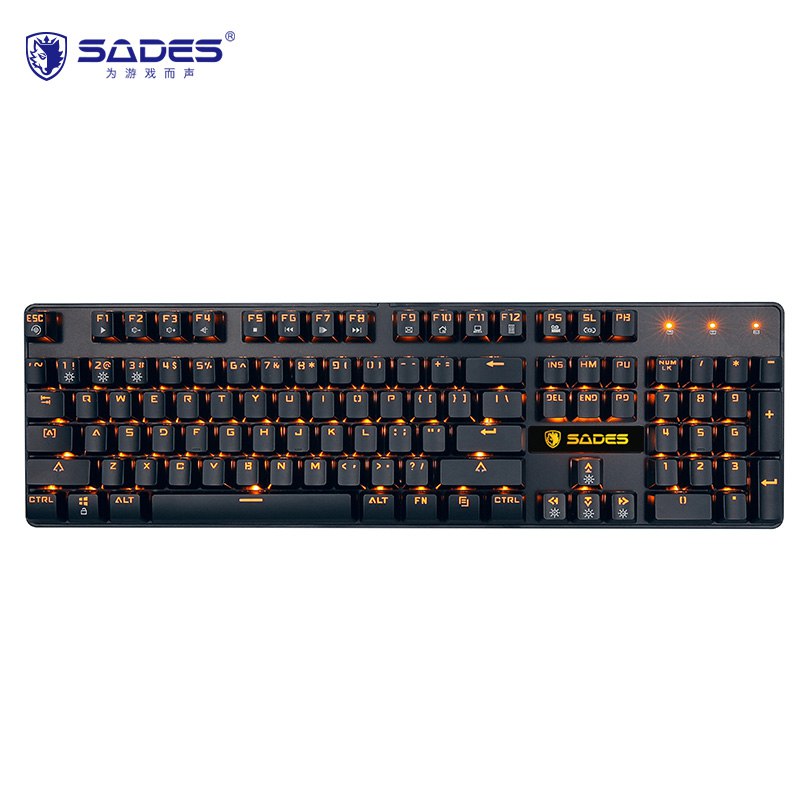 赛德斯（Sades）烽影机械键盘USB有线键盘游戏键盘