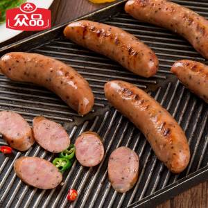 19.9元【众品食品旗舰店】台湾风味脆皮肠黑胡椒味20根)STxF2B9qWB8)/ CZ11/土猪肉 真材实料，超高含肉无淀粉无糖无油 煎炸烹炒必备Q弹紧实 一咬就爆汁 老少皆宜