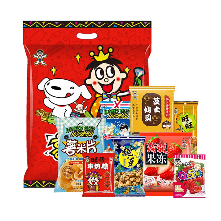 【京东JOY联名款】旺旺 零食大礼包 京爆装 600g