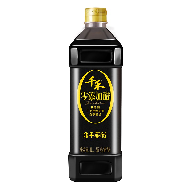 【京东plus】千禾 醋 零添加3年窖醋1L*10件 69元
