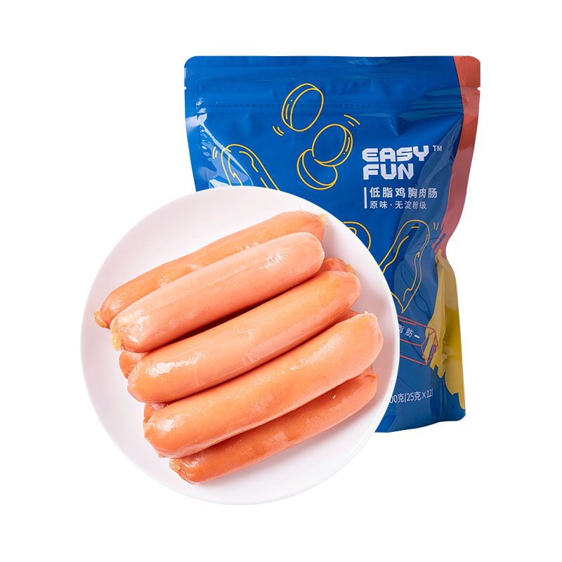 天猫超市 薄荷健康鸡胸肉肠300g/袋 拍2件49.8元包邮 (7UiL1q1wcSb)