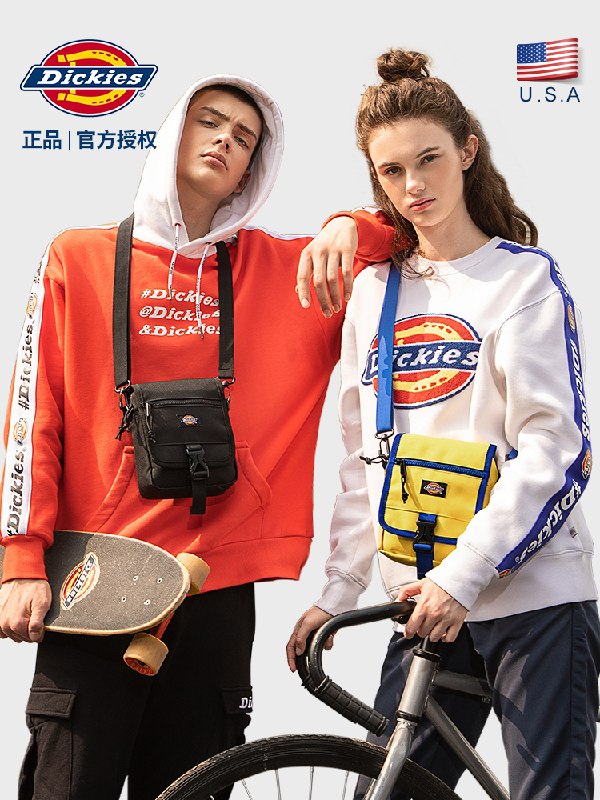 59元 Dickies 多款可选潮牌新款情侣单肩包斜挎包(eqpkcwAxDip)/