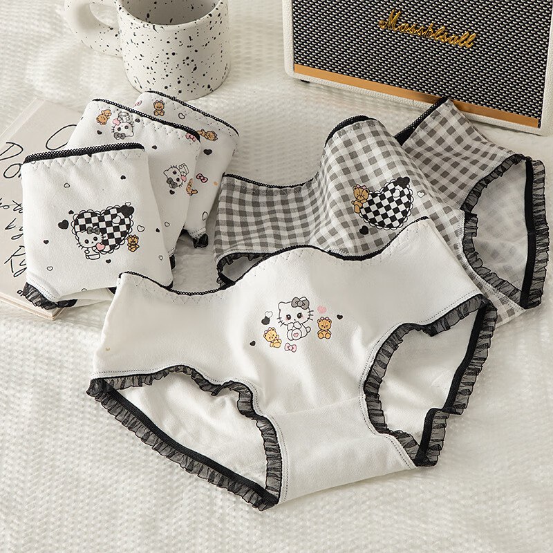 卡拉美拉 女士纯棉内裤3条