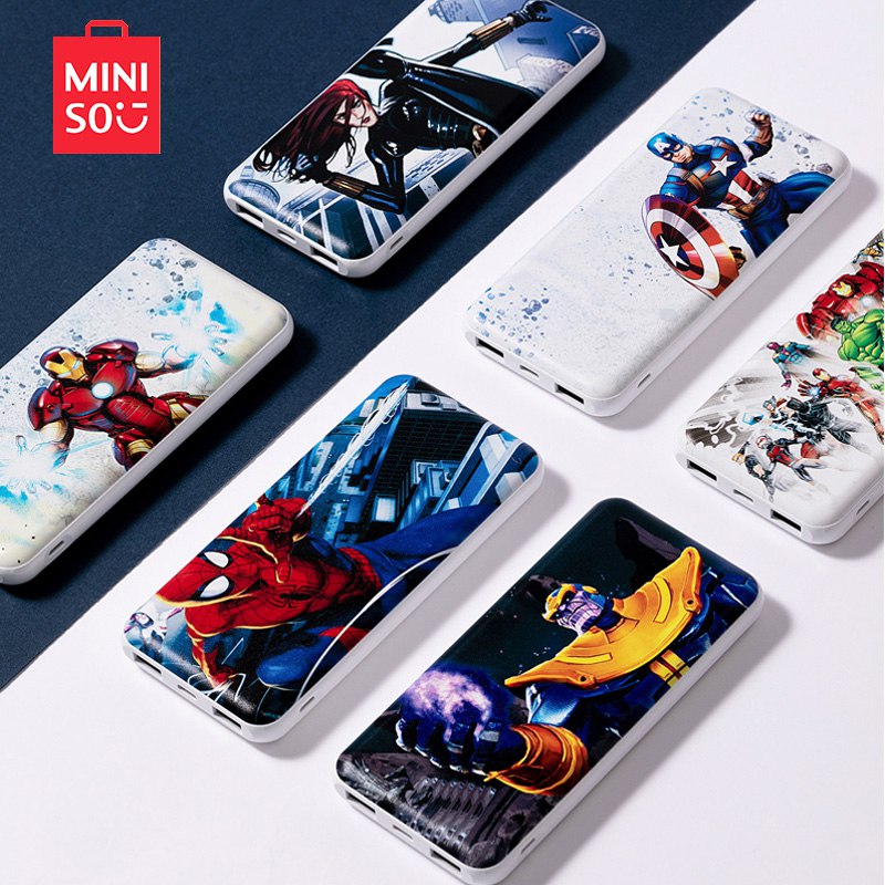 29.8元     名创优品漫威系列1w毫安充电宝(HhuPctJdUEe)/