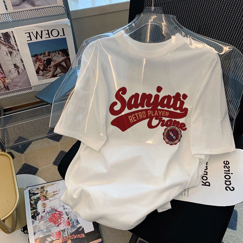 26.8亓 【拍2件】情侣夏季宽松t恤短袖(Sm4D2OB7iwv)/   单拍好价不用凑 13.4一件