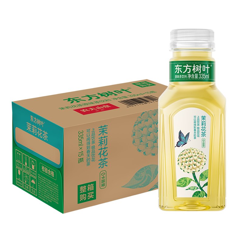 东方树叶1.6一瓶农夫山泉东方树叶茉莉花茶 335ml*15瓶