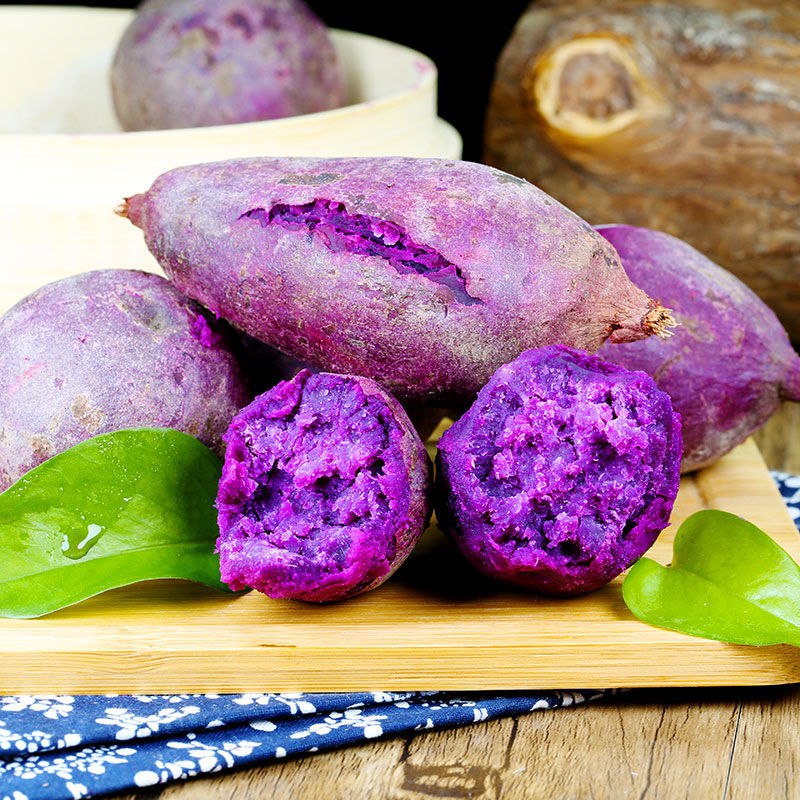 新鲜沙地紫薯粉糯番薯地瓜蜜薯蔬菜小香薯板栗红薯1斤/5斤/10斤1.9元