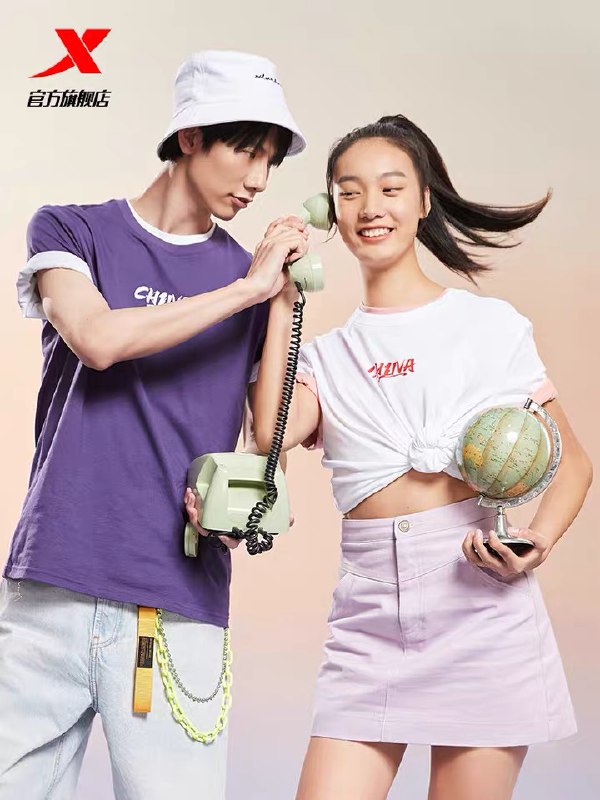 1.领券 加入购物车1件2.领商品下200-20购物券特步国潮圆领运动短袖T恤(owNCX9q1nDT)/