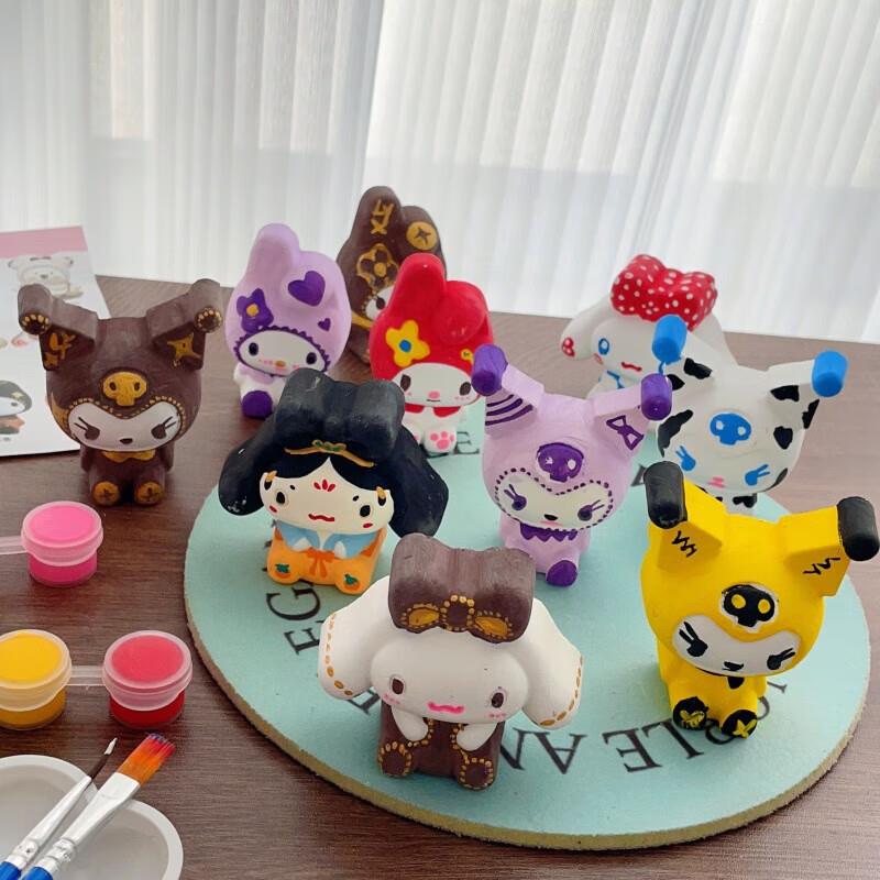 三丽欧美乐蒂石膏娃娃涂色娃娃 如图发10款娃娃