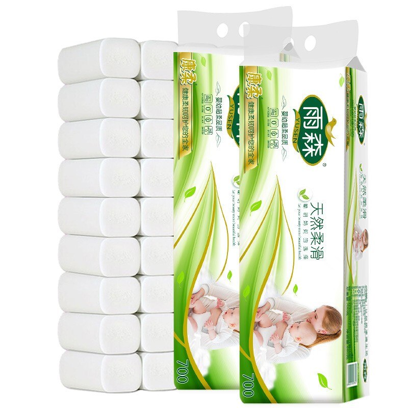 11.8元 雨森 卷纸6层58g*24卷领 