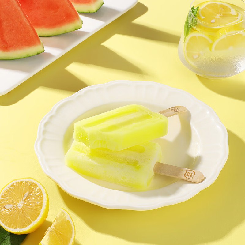 五丰 柠檬风味冰棍冰淇淋雪糕冰激凌75g*10，4件30.2