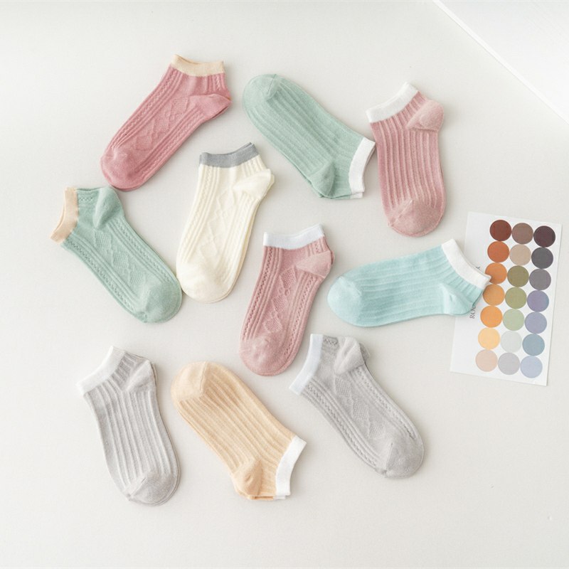 先领券/零点后下单网红日系纯棉短袜6.9元5双拍2送5双  (AdFt1z4nHnH)