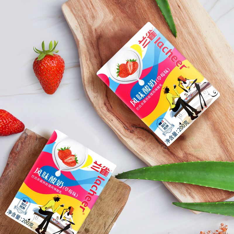 10点开始 拍2件19.9元兰雀水果味酸奶200ml*12盒(sVXVXHa9MRr)/