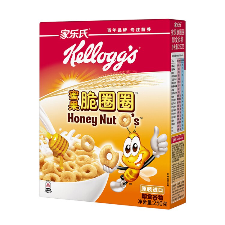 家乐氏（Kellogg）家乐氏泰国原装进口蜜果脆圈圈250g