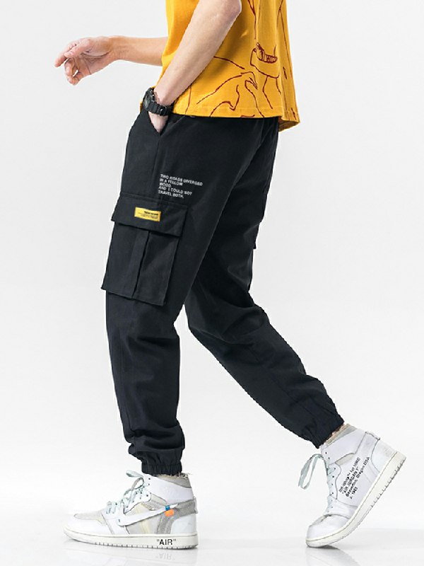 0点后下单 先领券29.8元易非轩宽松束脚工装裤(ZD4rcCQpuji)/