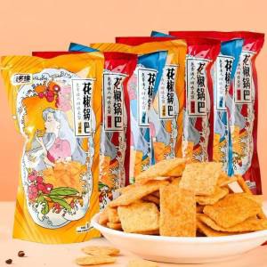 0点10.9元【天绍旗舰店】混合口味花椒锅巴共5包装)rmv3d9EOdFY)/ CZ1111/入口嘎嘣脆 ，麻麻辣辣的追剧吃这个 根本停不下来