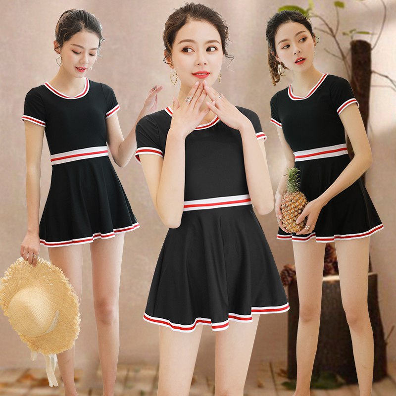 昊之浪连身游泳衣女遮肚连体裙式  (IKHc1D8z1Gs)   18亓